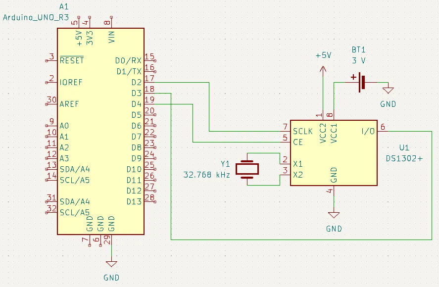 DS1302 schematic