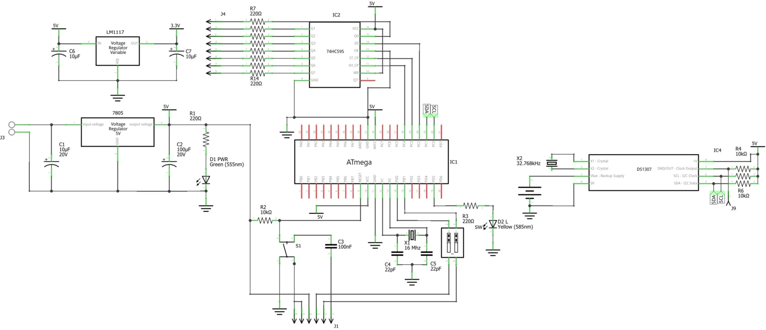 ATmega 40 Board schematic