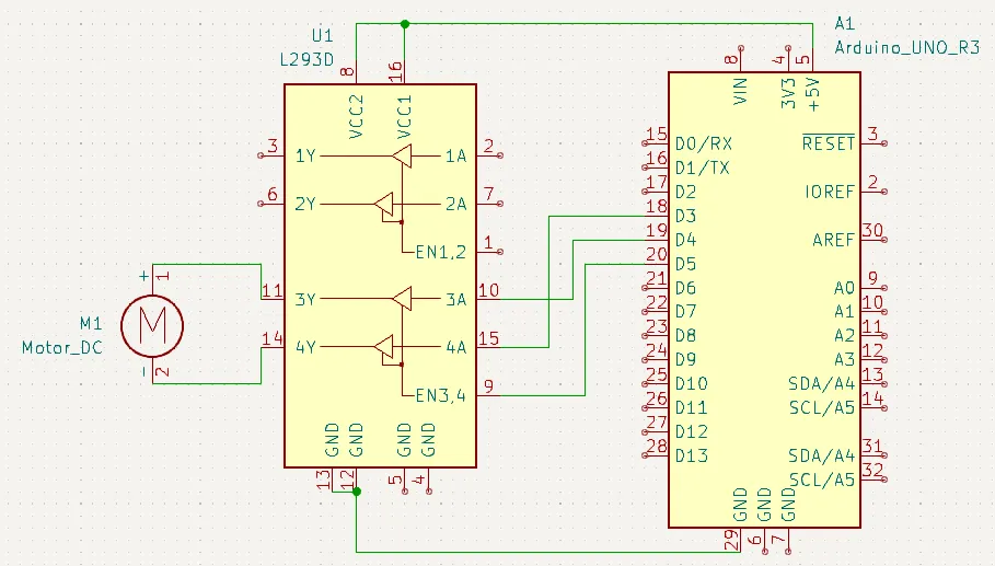 L293D schematic