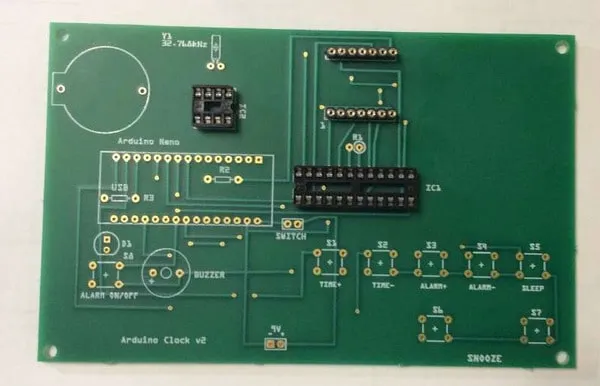 Solder on both rounded female headers (7 pins).