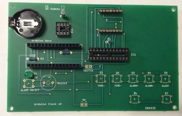 Solder on D1. Make sure that the anode goes into the square pad.