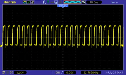 32.768 kHz wave