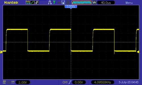 4.096 kHz wave